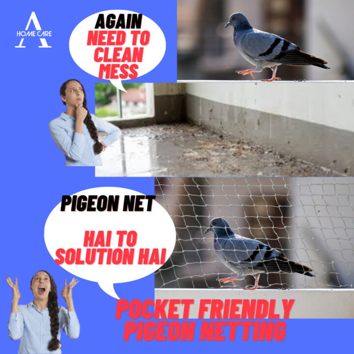 Pigeon net installation